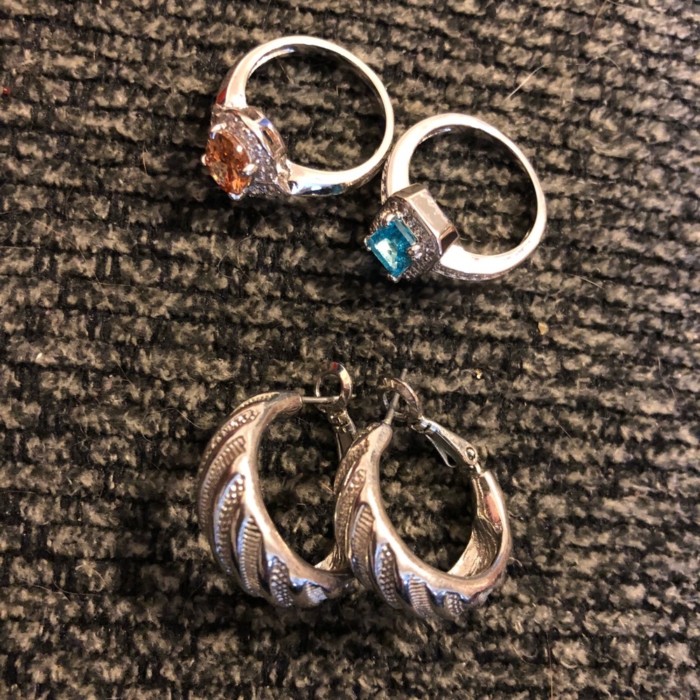 Earrings and rings... ADD TO A BUNDLE!!  SOLD !!!